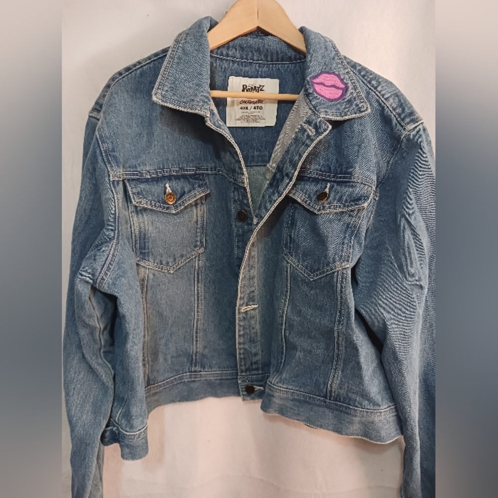 CAKEWORTHY BRATZ Denim Jacket Womens PLUS Size 4X Or 4XL
